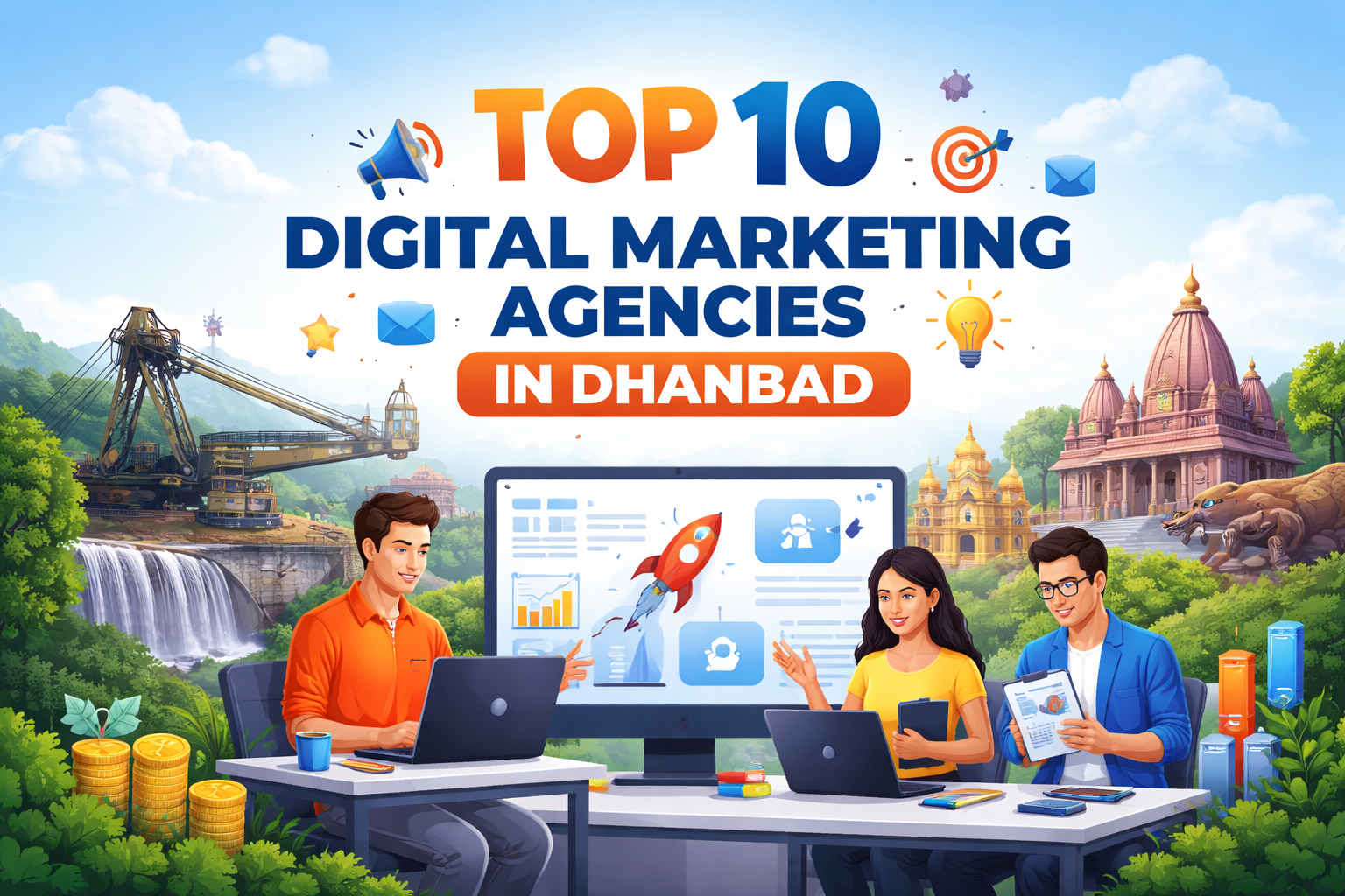 Top 10 Digital Marketing Agencies in Dhanbad (2026): Best Companies for Business Growth