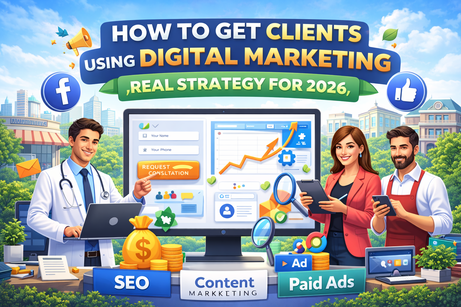 How to Get Clients Using Digital Marketing (Real Strategy for Agencies & Businesses in 2026)