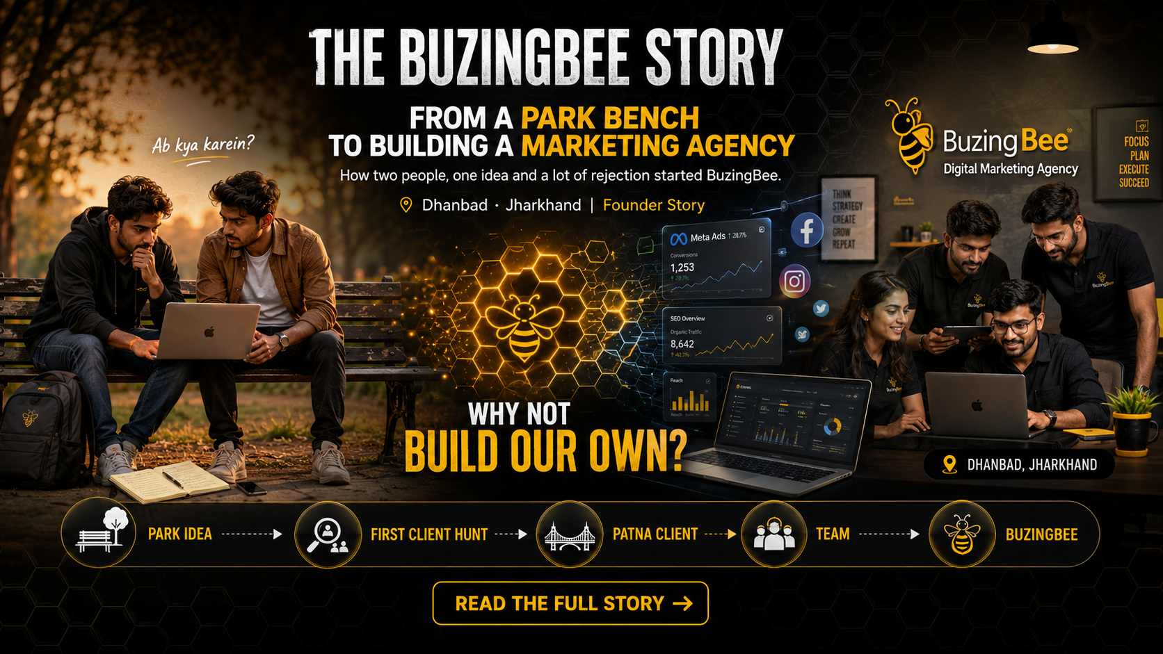 The BuzingBee Story: How We Started a Digital Marketing Agency in Jharkhand
